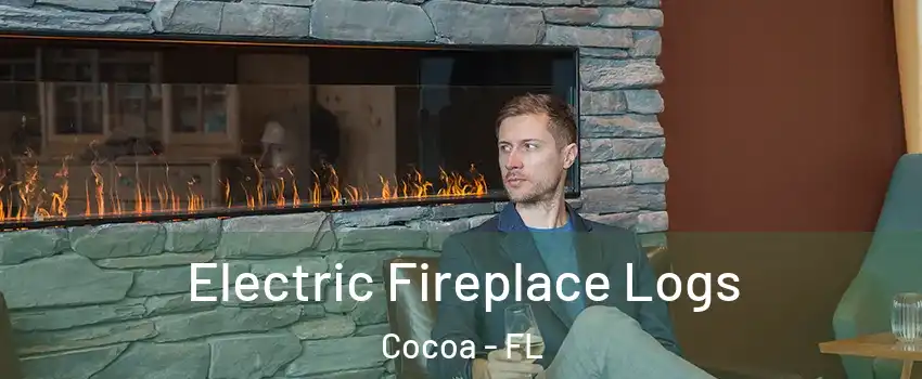  Electric Fireplace Logs Cocoa - FL