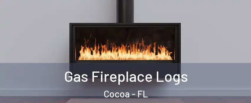  Gas Fireplace Logs Cocoa - FL