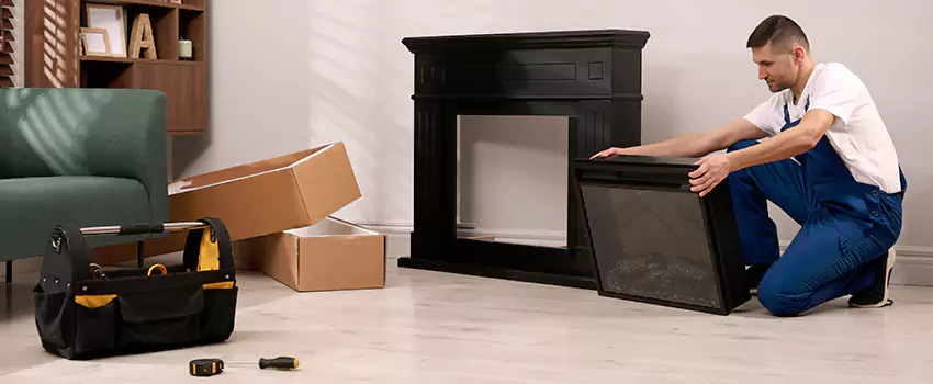 Old Rusted Metal Fireplace Repair And Replacement in Cocoa, FL